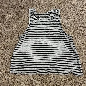 Urban black and white tank